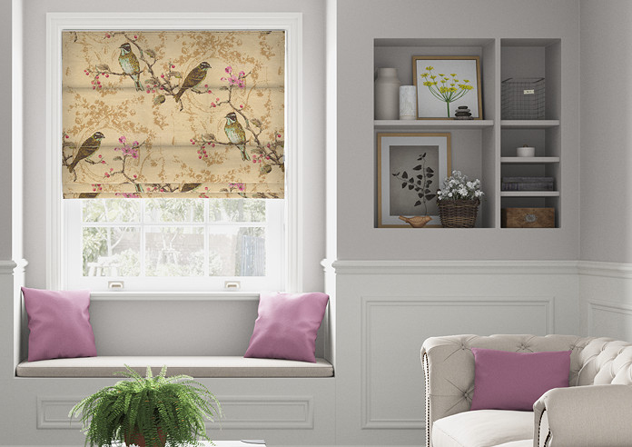 Wonderland, Cream - Twist&Fit Roman Blind - Image 3